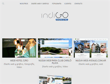 Tablet Screenshot of estudioindigo.com.ar